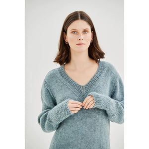Downhill Sweater Dress Knitting Pattern 