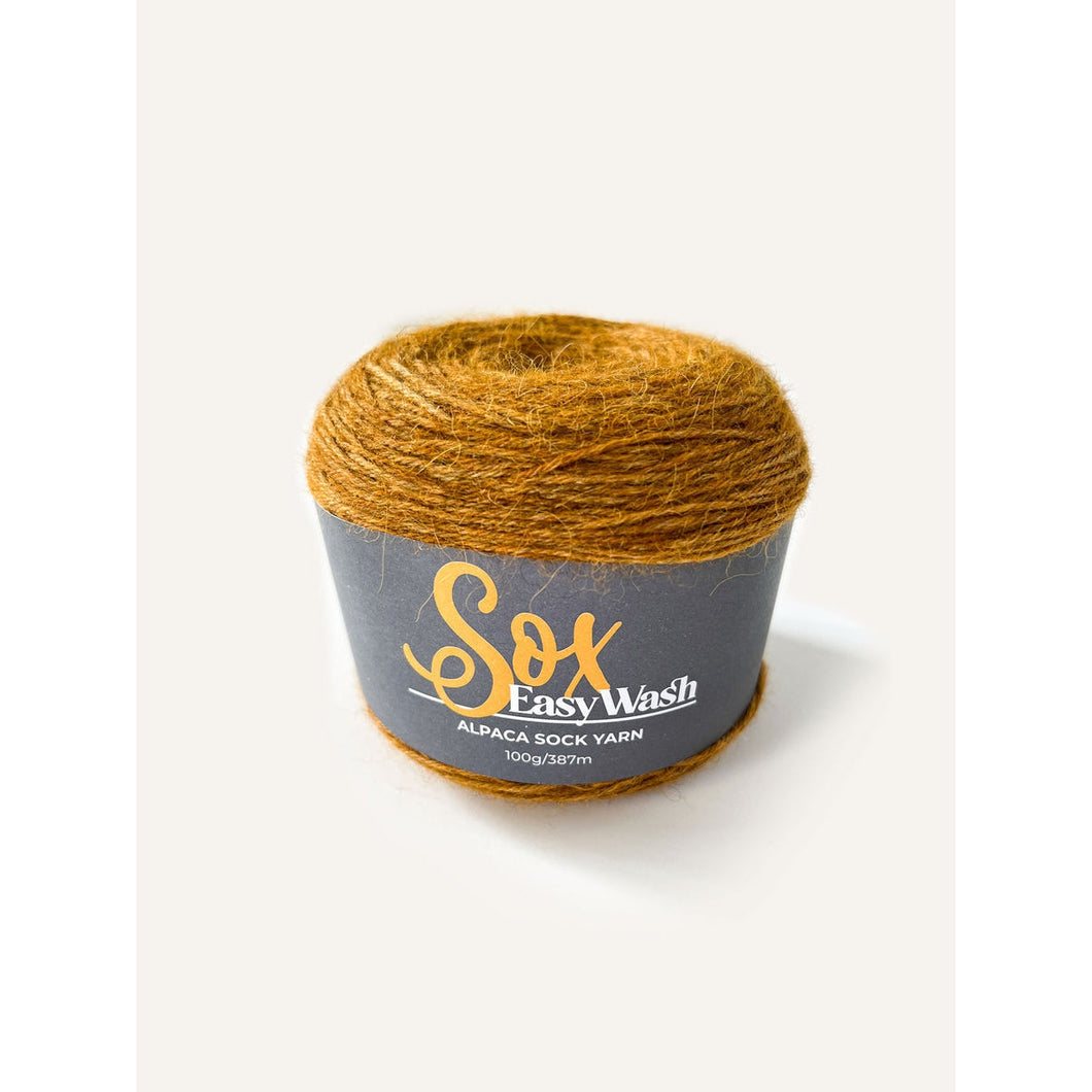 Easy Wash Sox Alpaca Sock Yarn 909 Tan 