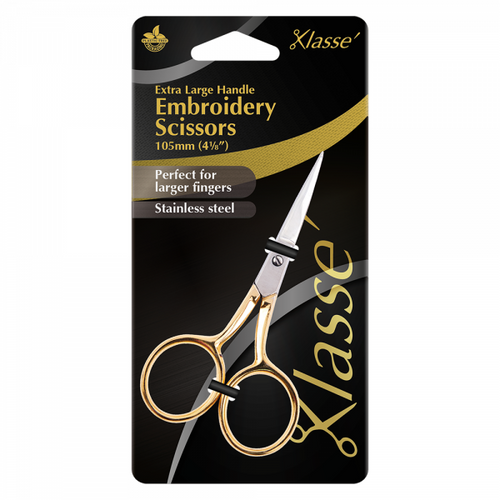Embroidery Scissors with Extra Large Handles 10.5cm 
