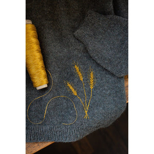 Rye motif embroidery
