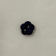 Load image into Gallery viewer, Flower Buttons Blue 11mm 
