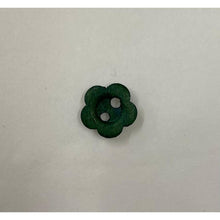 Load image into Gallery viewer, Flower Buttons Green 11mm 
