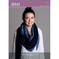 Garter and Lace Shawl 3 ply pattern