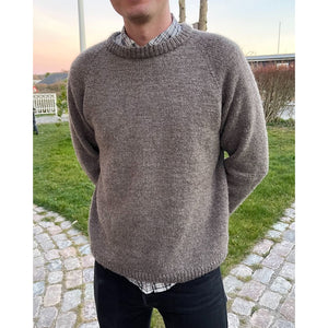 Hanstholm Sweater Knitting Pattern by PetiteKnit 