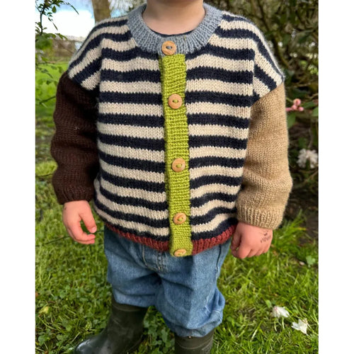 Holger Cardigan Knitting Pattern by PetiteKnit 