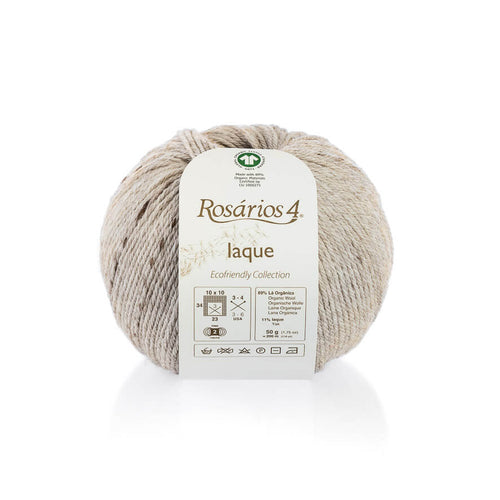 Iaque Organic Wool and Yak Sport / Fine DK Natural Grey (01) 