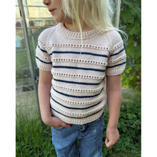 Load image into Gallery viewer, Ida Tee Junior Knitting Pattern by PetiteKnit 
