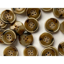 Load image into Gallery viewer, Imitation Horn Urea Buttons 18mm &amp; 25mm 18mm 
