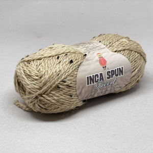 Inca Spun Donegal Tweed Worsted 10 Ply 202 Oatmeal Tweed 