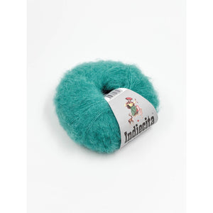 Indiecita Baby Suri Silk Brushed Alpaca Yarn Turquoise 