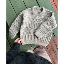 Load image into Gallery viewer, Ingrid Sweater Junior Knitting Pattern by PetiteKnit 
