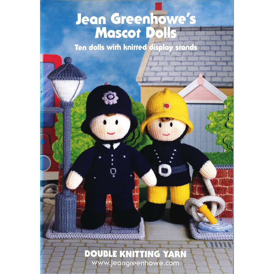 Jean Greenhowe's Mascot Dolls DK Knitting pattern 