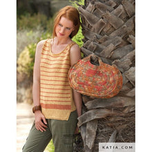 Load image into Gallery viewer, Katia.com Spring Summer Linen Top #6922-3

