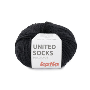 Katia United Socks 25g Black 