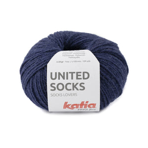 Katia United Socks 25g Dark Blue 