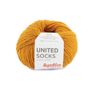 Katia United Socks 25g Ochre 