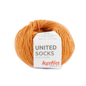 Katia United Socks 25g Pastel Orange 