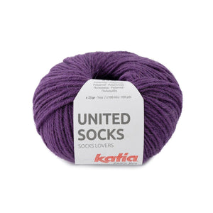 Katia United Socks 25g Pearl Blackberry 