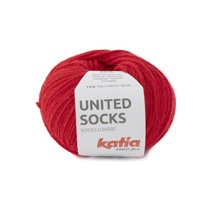 Katia United Socks 25g Red 