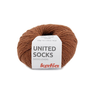 Katia United Socks 25g Rust 