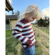 Load image into Gallery viewer, Key Sweater Junior Knitting Pattern by PetiteKnit 
