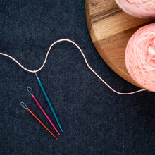 Load image into Gallery viewer, KnitPro Wool Needles set of 3 

