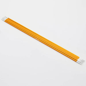 KnitPro Zing Double Pointed Needles 15cm 2.25mm Amber 