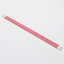 Load image into Gallery viewer, KnitPro Zing Double Pointed Needles 15cm 2mm Coral