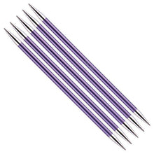 Load image into Gallery viewer, KnitPro Zing Double Pointed Needles 15cm / 3.5mm
