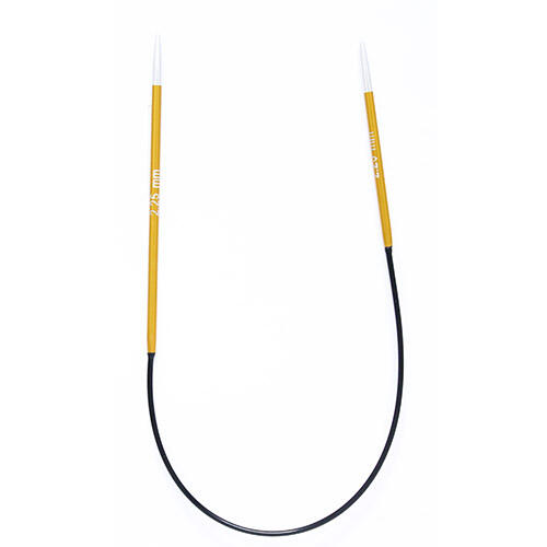 KnitPro Zing Fixed Asymmetrical Needles 2.25mm 