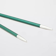 Load image into Gallery viewer, KnitPro Zing Special Short Interchangeable Tips 3.25mm Emerald 
