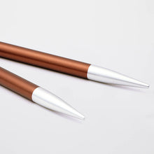 Load image into Gallery viewer, KnitPro Zing Special Short Interchangeable Tips 5.5mm Sienna 
