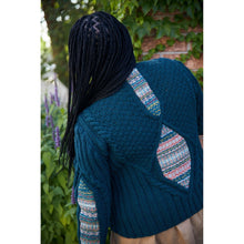 Load image into Gallery viewer, Aurora Cardigan Super Bulky  with Fair Isle Steeks
