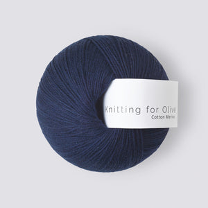 Knitting for Olive Cotton Merino Navy Blue 