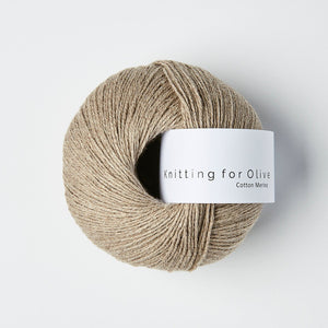 Knitting for Olive Cotton Merino Oatmeal 