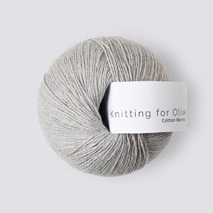 Knitting for Olive Cotton Merino Pearl Grey 