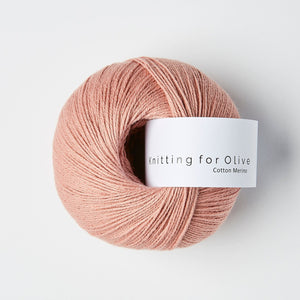 Knitting for Olive Cotton Merino Rhubarb Rose 