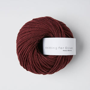 Knitting for Olive Heavy Merino Bordeaux 