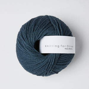 Knitting for Olive Heavy Merino Deep Petroleum Blue 