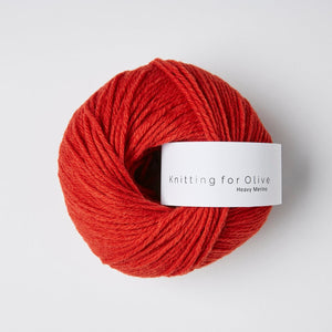 Knitting for Olive Heavy Merino Pomegranate 