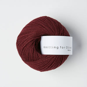 Knitting for Olive Merino Bordeaux 