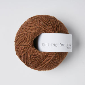 Knitting for Olive Merino Dark Cognac 