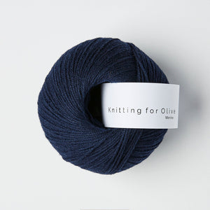 Knitting for Olive Merino Navy Blue 