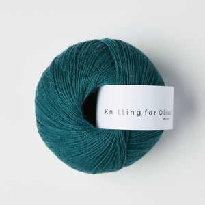 Knitting for Olive Merino Petroleum Green 