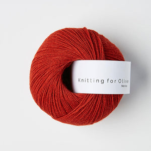 Knitting for Olive Merino Pomegranate 