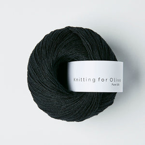 Knitting for Olive Pure Silk Coal 