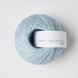 Knitting for Olive Pure Silk Ice Blue 