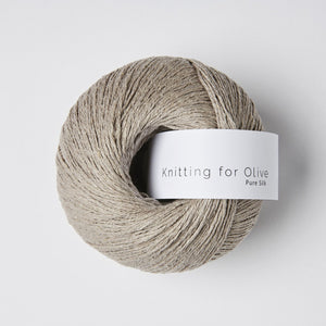 Knitting for Olive Pure Silk Oatmeal 