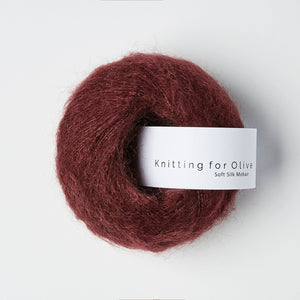 Knitting for Olive Soft Silk Mohair Bordeaux 