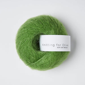 Knitting for Olive Soft Silk Mohair Clover Green 